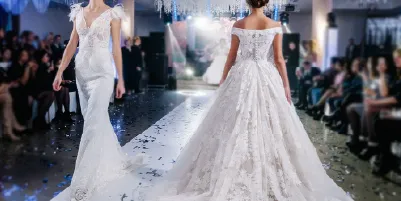 Défilé de robes de mariés au Salon du Mariage de Neufchâtel-en-Bray